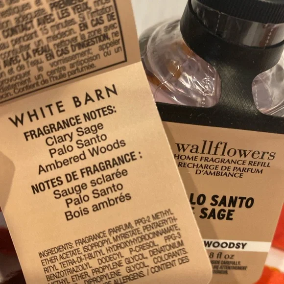Bath & Body Works “Palo Santo & Sage” 2 Wallflower Refills - Picture 3 of 4